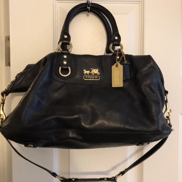 Coach Handbags - Black Leather Coach Purse